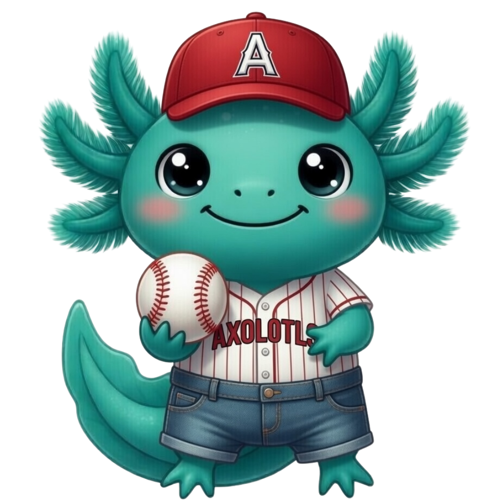 Baseball Axolotl